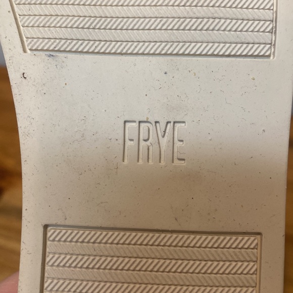 NWOT Frye Gemma Kiltie Nubuck Suede Monk Strap Sneakers in Baby Pink - Picture 9 of 11